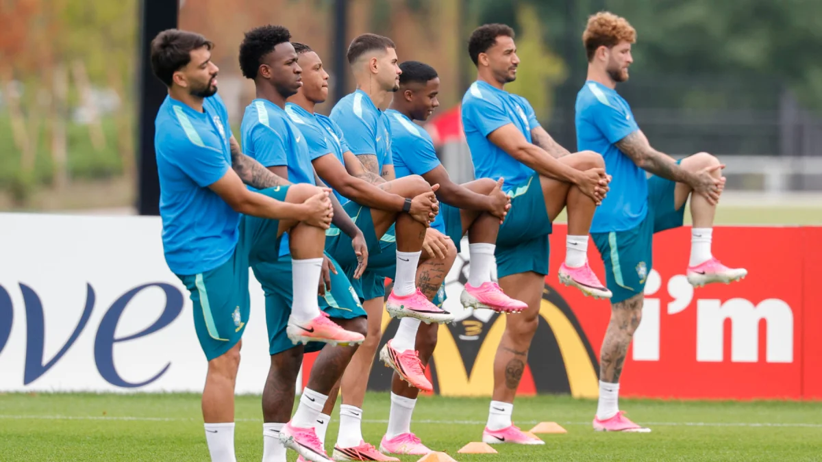 Mundial 2026: Brasil se entrena para la tercera jornada de fase de grupos.