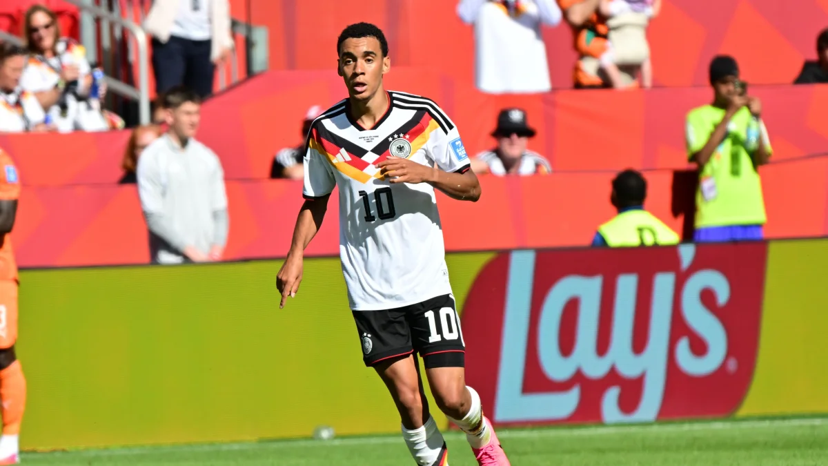 Jamal Musiala, del Bayern de Múnich, durante el Mundial 2026.