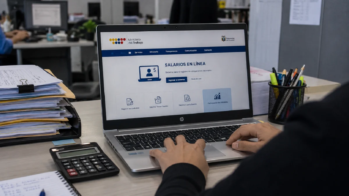 El registro de la Participación de Utilidades se realiza en la plataforma Salarios en Línea del MDT.