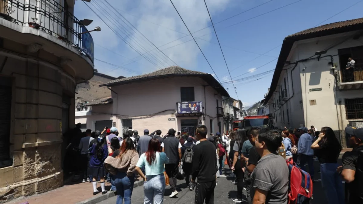 Incendio estructural en el sector San Blas