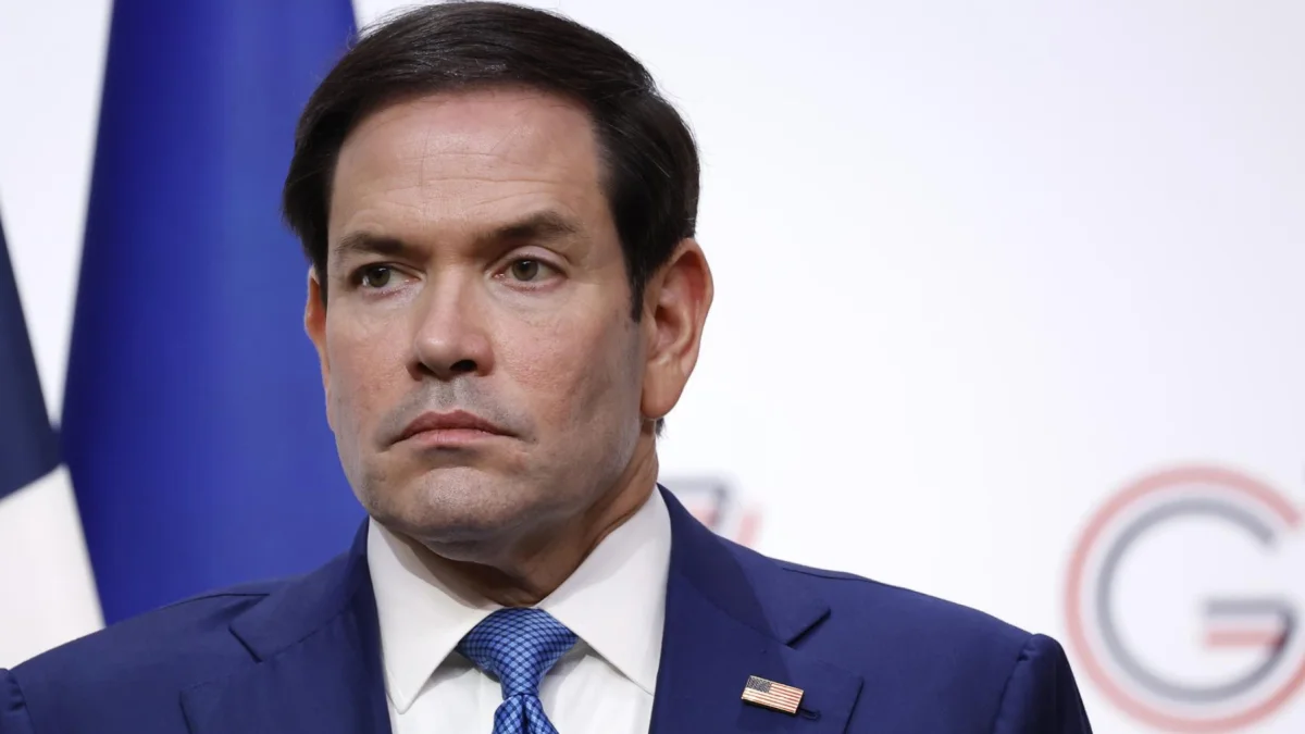 Imagen de archivo del secretario de Estado de Estados Unidos, Marco Rubio, durante un acto oficial.