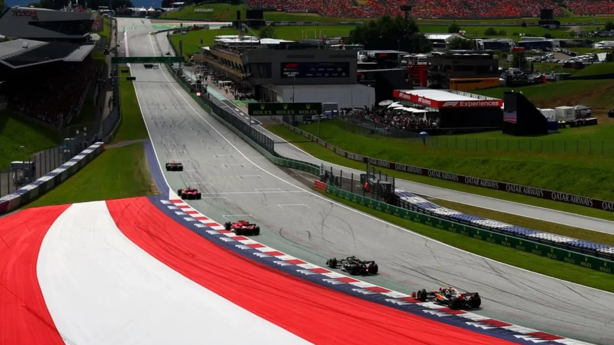 Imagen del circuito de Spielberg, sede del Gran Premio de Austria en la Fórmula 1.