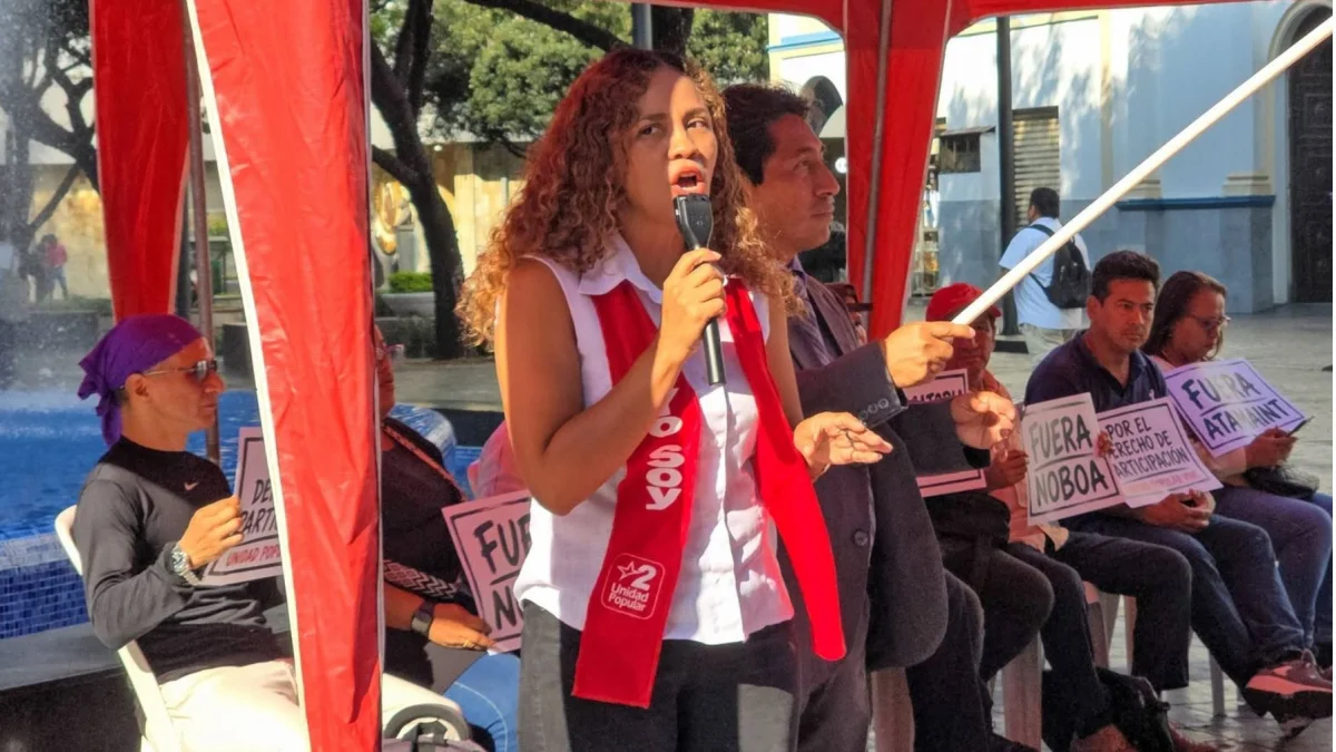 Karla Arellano es la directora de Unidad Popular en Guayas.