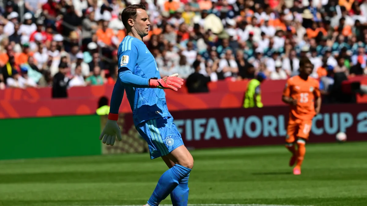 El arquero alemán Manuel Neuer, en acción durante el Mundial 2026.