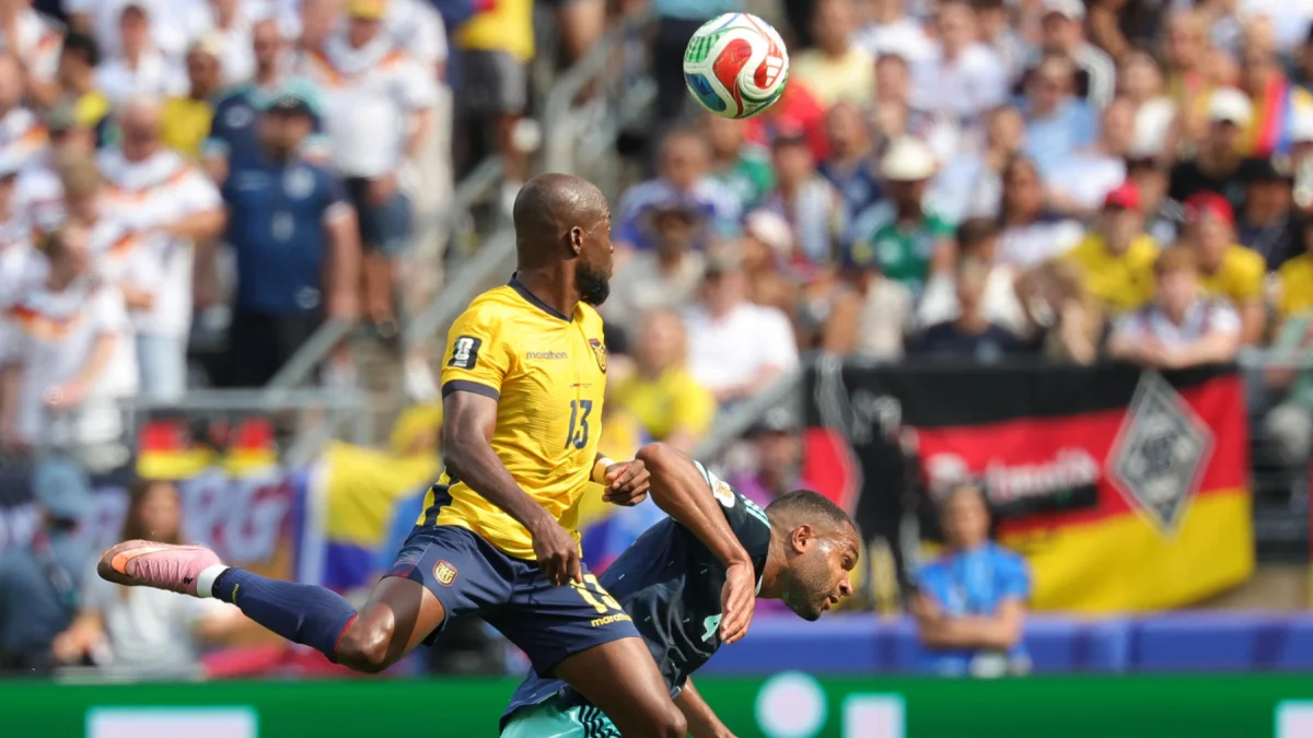 Mundial 2026: Enner Valencia, en el partido de Ecuador ante Alemania.
