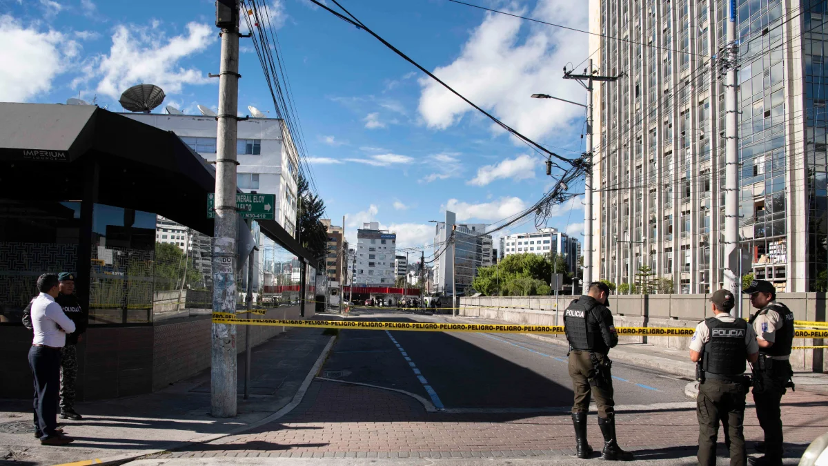 La Policía cerró los accesos a la Arcom y al Ministerio de Agricultura.