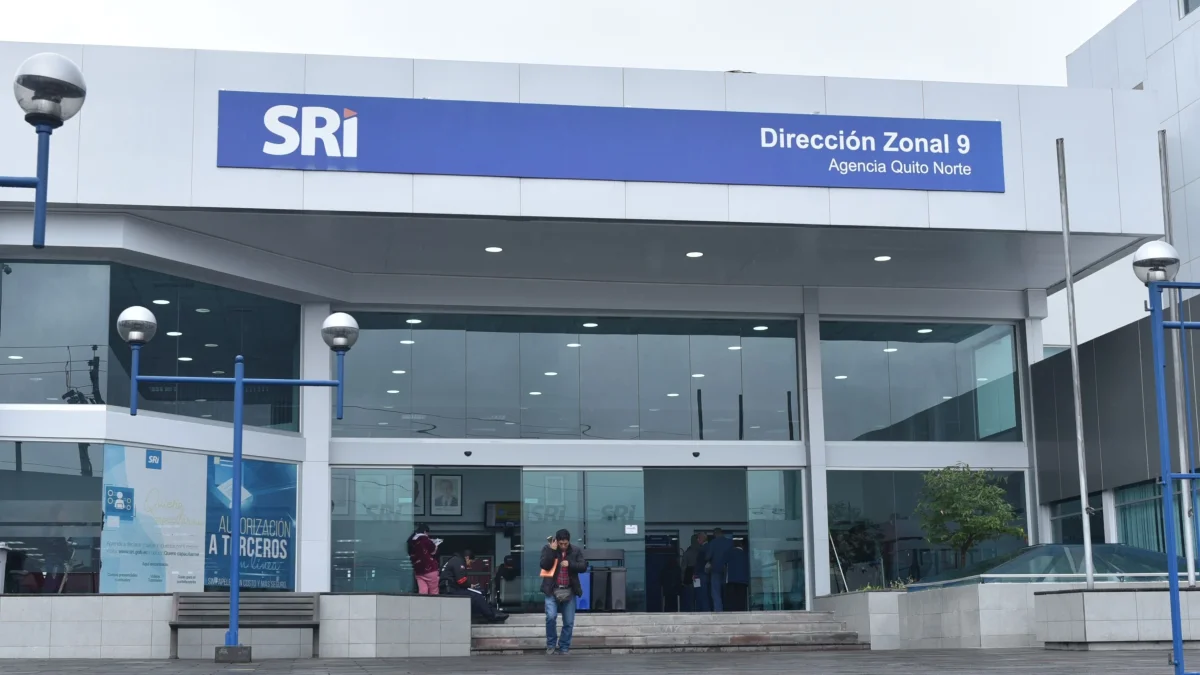 El edificio del Servicio de Rentas Internas en Quito.