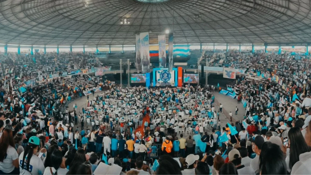 La Revolución Ciudadana permanece suspendida por disposición del Contencioso Electoral ante un ainvestigación fiscal sobre presunto lavado de activos.