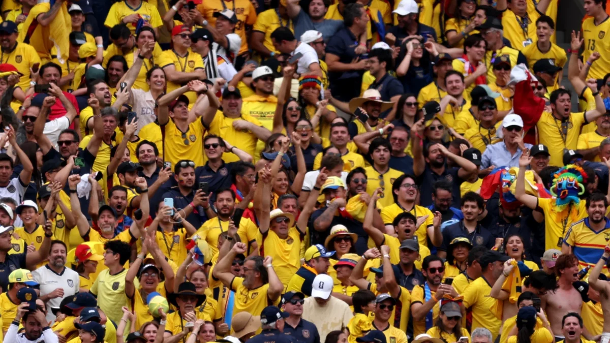 Ecuador ha llenado tres estadios en el Mundial con su hinchada.