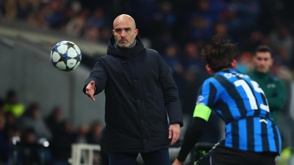 Enzo Maresca durante un partido de Champions entre el Atalanta BC y Chelsea FC disputado en Bergamo