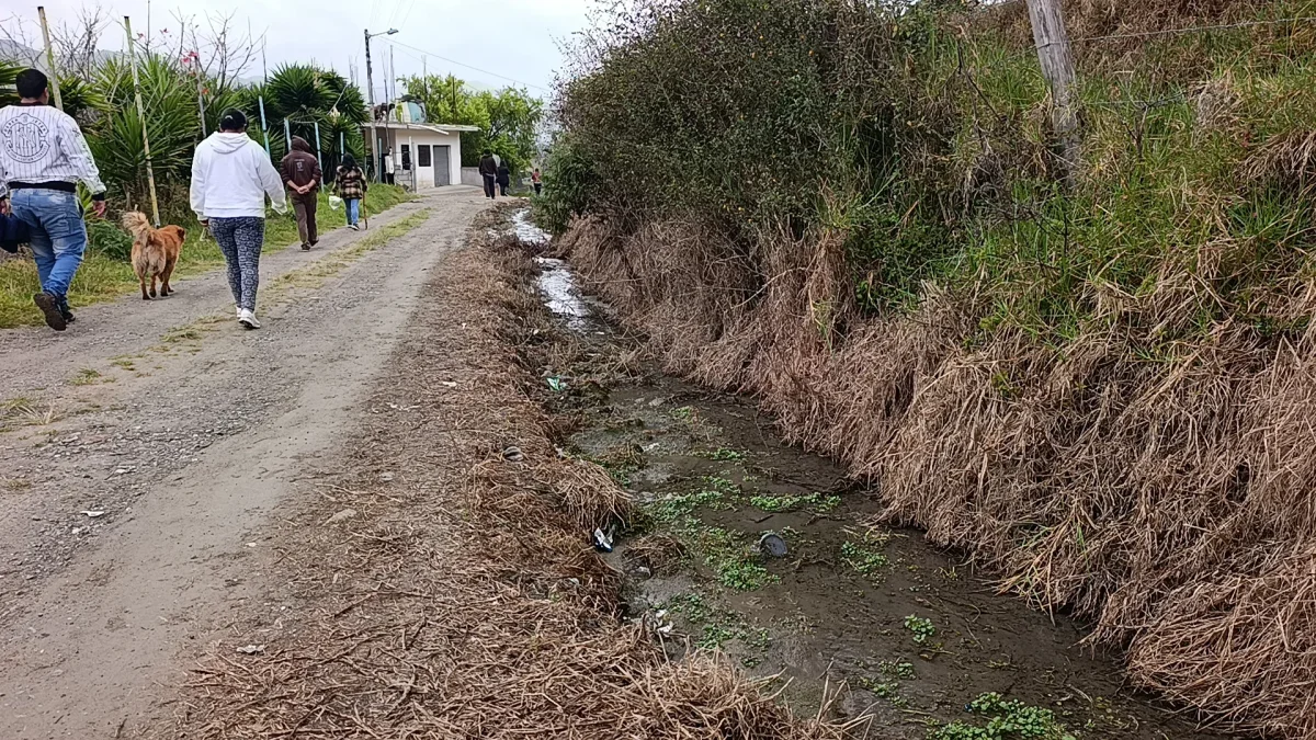 1. Efecto. Las aguas servidas provenientes de los pozos sépticos se infiltran en el suelo y causan mal olor.
