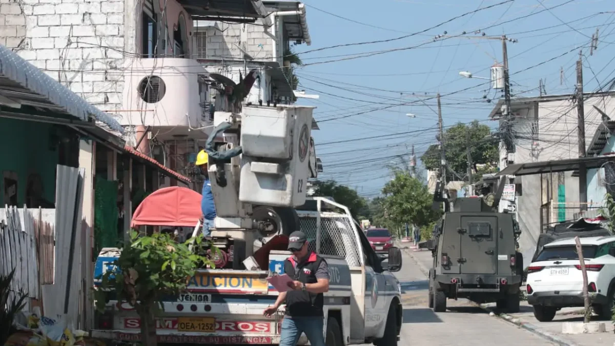 Alrededor de 25 cámaras fueron desmontadas durante un operativo ejecutado en el norte de Guayaquil este 30 de junio.