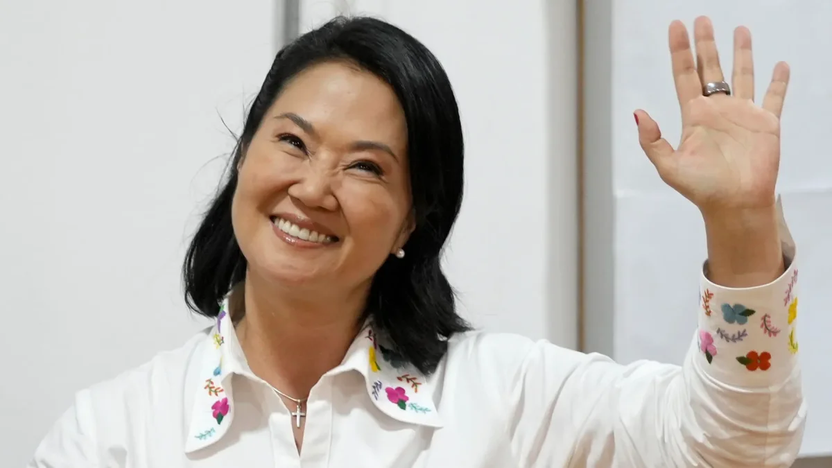 Fotografía de archivo del 7 de junio de 2026 de Keiko Fujimori en Lima (Perú).