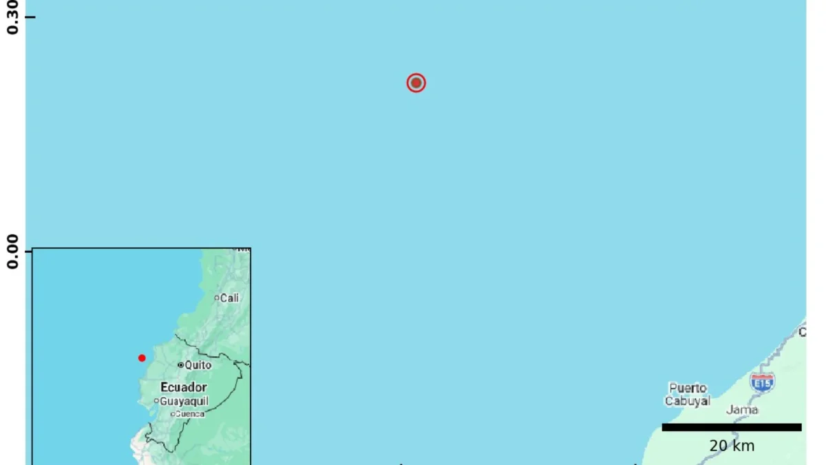 Nuevo sismo en Manabí.