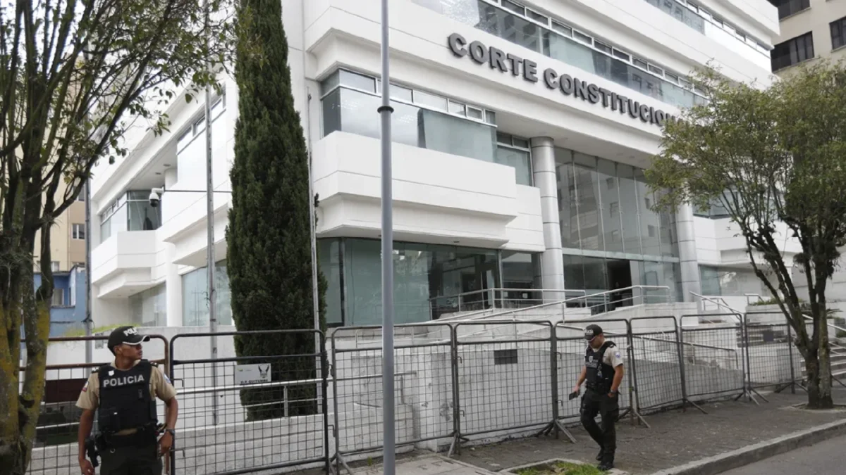 El edificio de la Corte Constitucional de Ecuador.