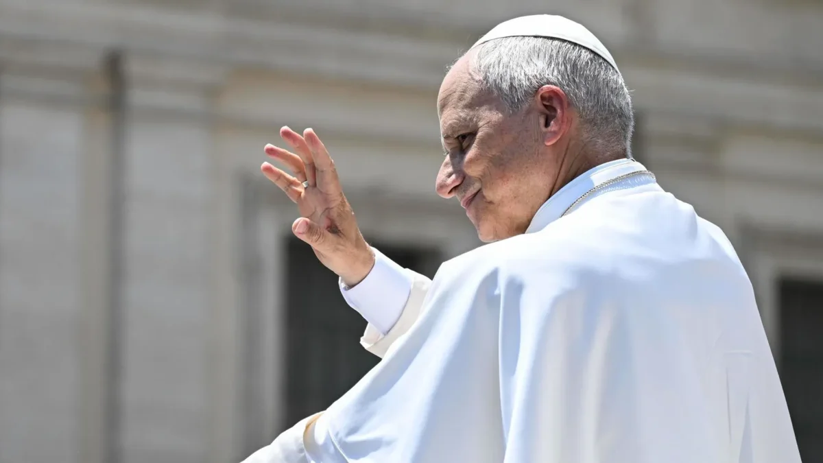 El papa León XIV, esta semana en la Ciudad del Vaticano.