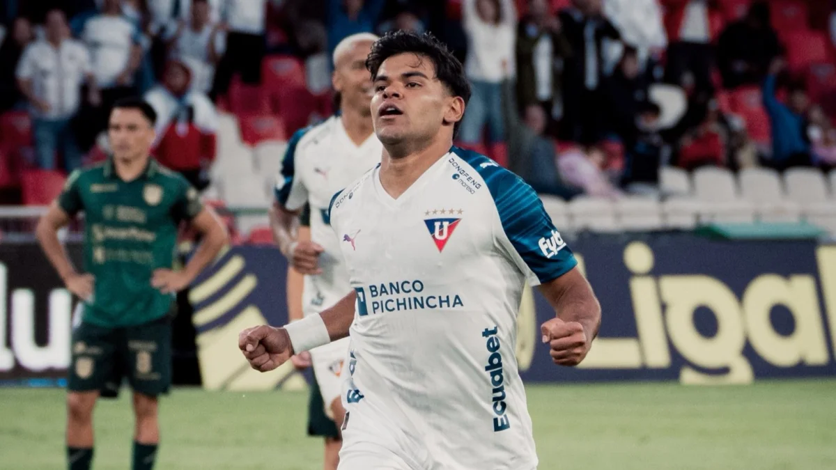 Redes anotó uno de los goles para Liga de Quito en la victoria ante Orense.