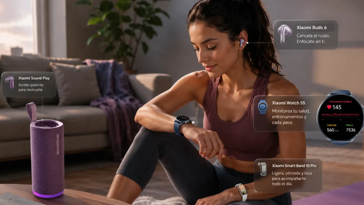 Los nuevos dispositivos del ecosistema Xiaomi están diseñados para funcionar de forma integrada, conectando salud, entretenimiento y productividad en la rutina diaria del usuario.