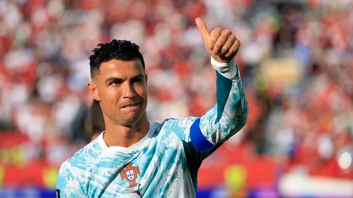 Cristiano Ronaldo en la previa del partido entre Portugal y Croacia, en el Mundial 2026.