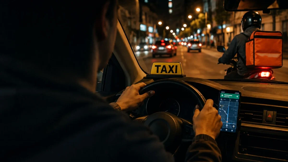 Conductores, taxistas y repartidores cambiaron rutinas por la inseguridad en Ecuador.