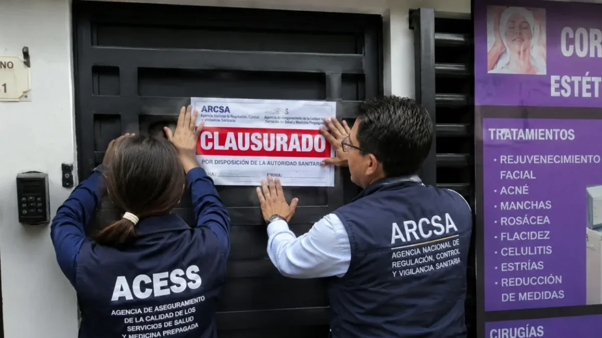 Referencial. Arcsa constantemente realiza operativos que terminan en clausuras.