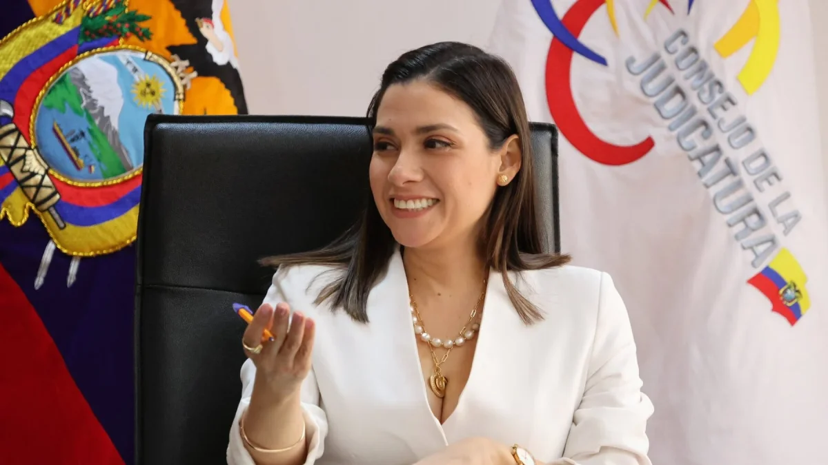 Mercedes Caicedo es la presidenta del Consejo de la Judicatura.