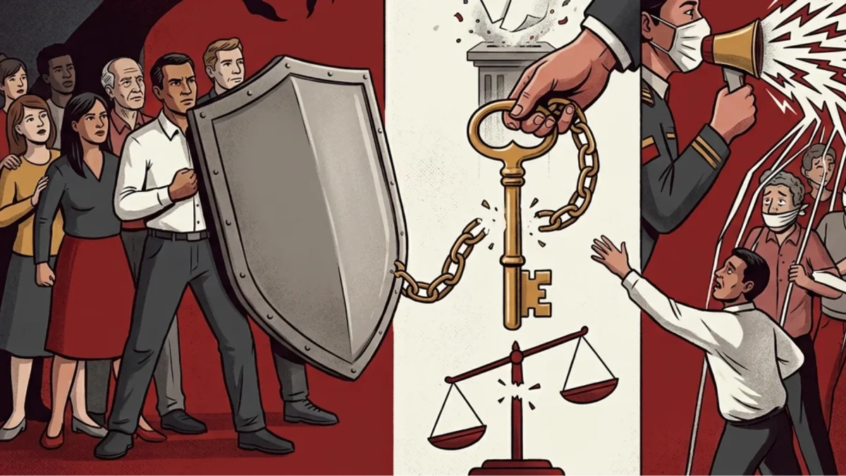Cuando las etiquetas políticas se vacían de contenido ético para perseguir a la crítica, la democracia pierde su escudo