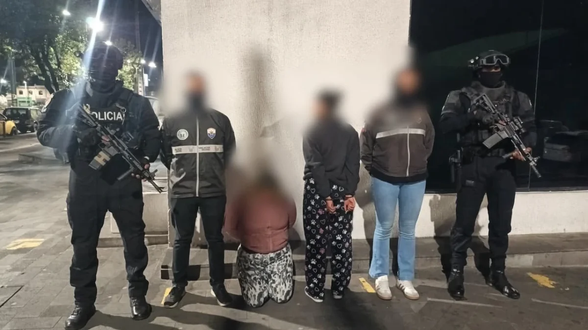 Operativo. La UNASE liberó a una víctima secuestrada en San Roque, centro de Quito.