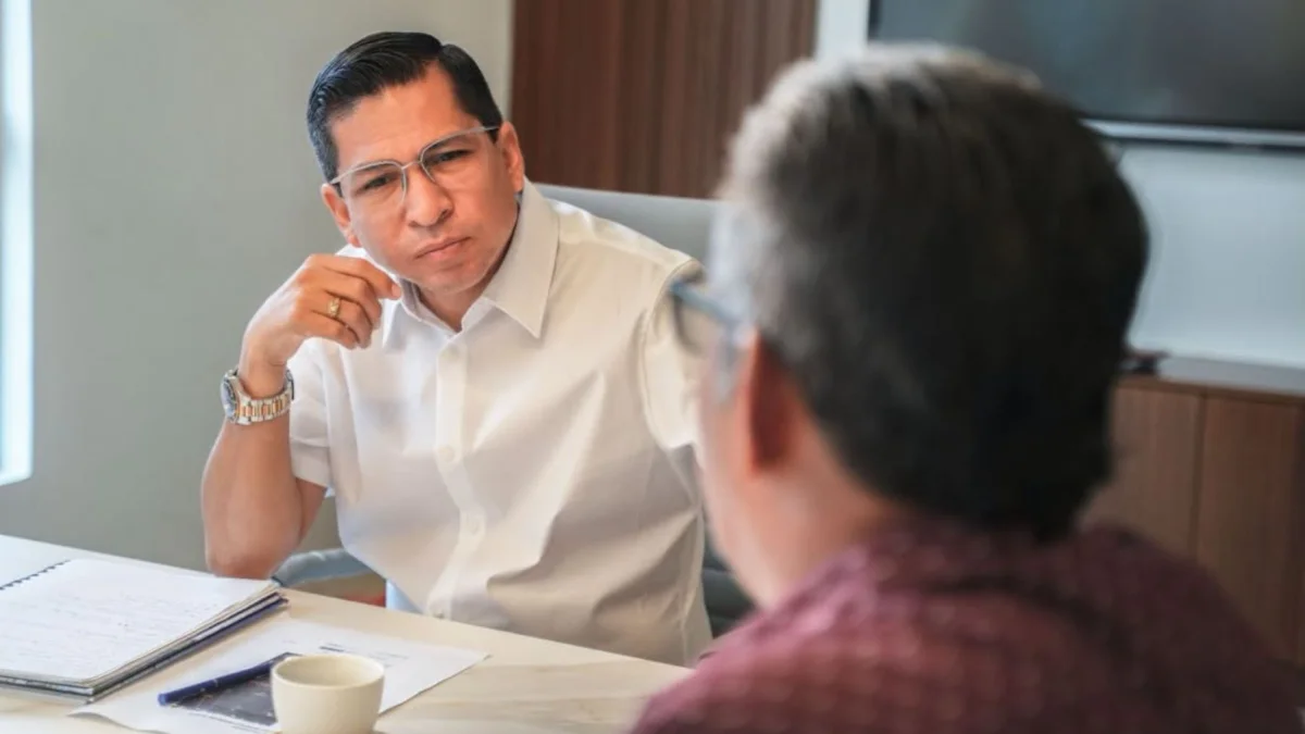 El alcalde de Machala, Darío Macas.