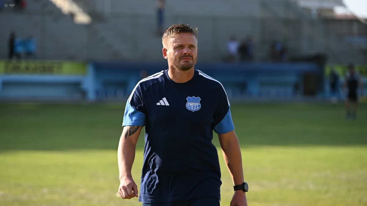 Cristian Nasuti, entrenador de Emelec.
