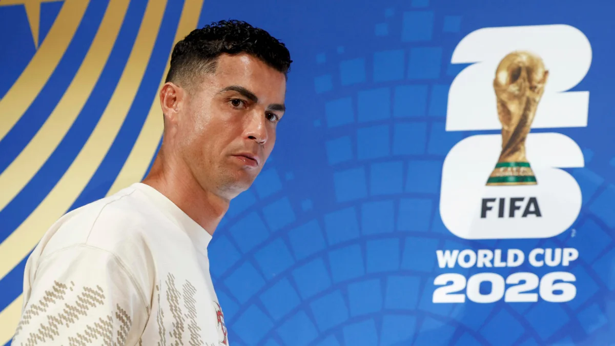 Cristiano Ronaldo, en la rueda de prensa previa al España - Portugal, en el Mundial 2026.