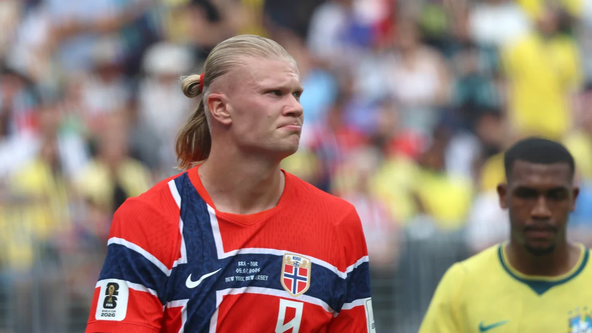 Erling Haaland, delantero noruego y figura de su selección.