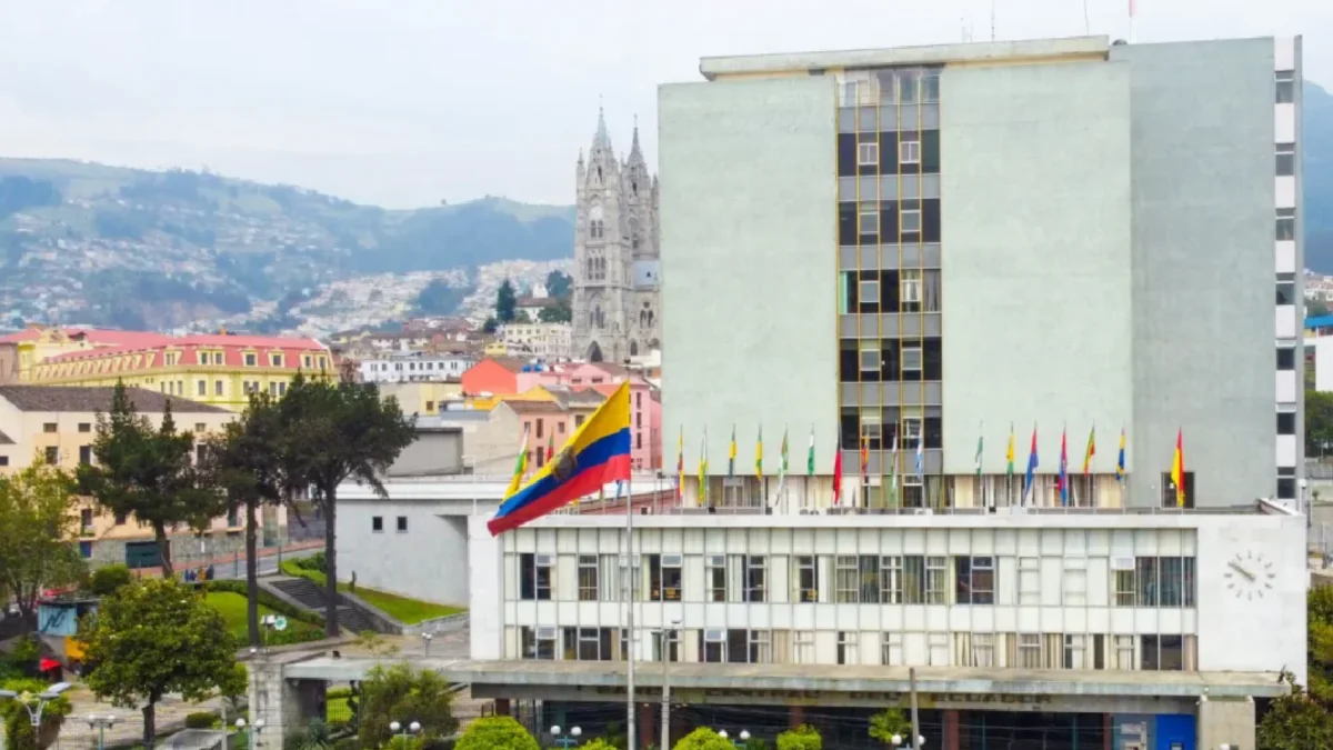 Edificio del Banco Central del Ecuador, en la ciudad de Quito.
