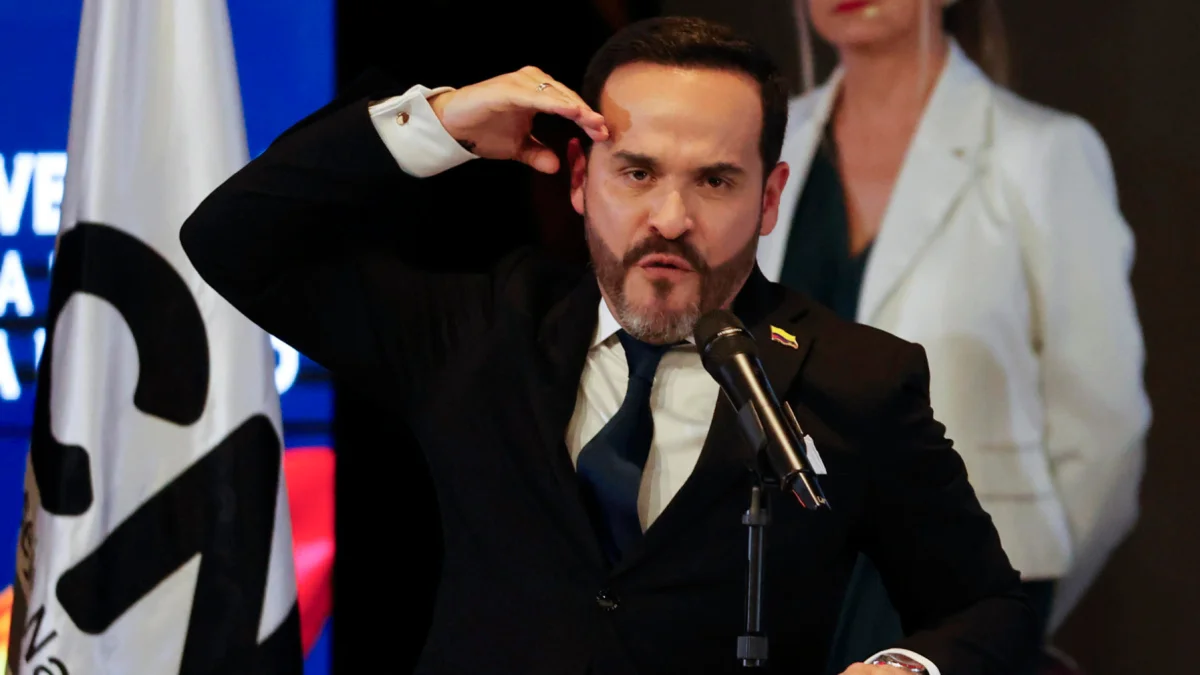 Abelardo de la Espriella en una intervención pública, no vinculada al proceso de empalme con Gustavo Petro.