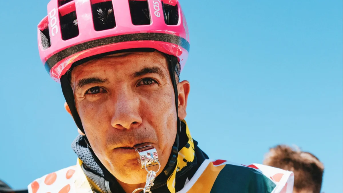 Richard Carapaz, ciclista del EF en el Tour de Francia 2026.