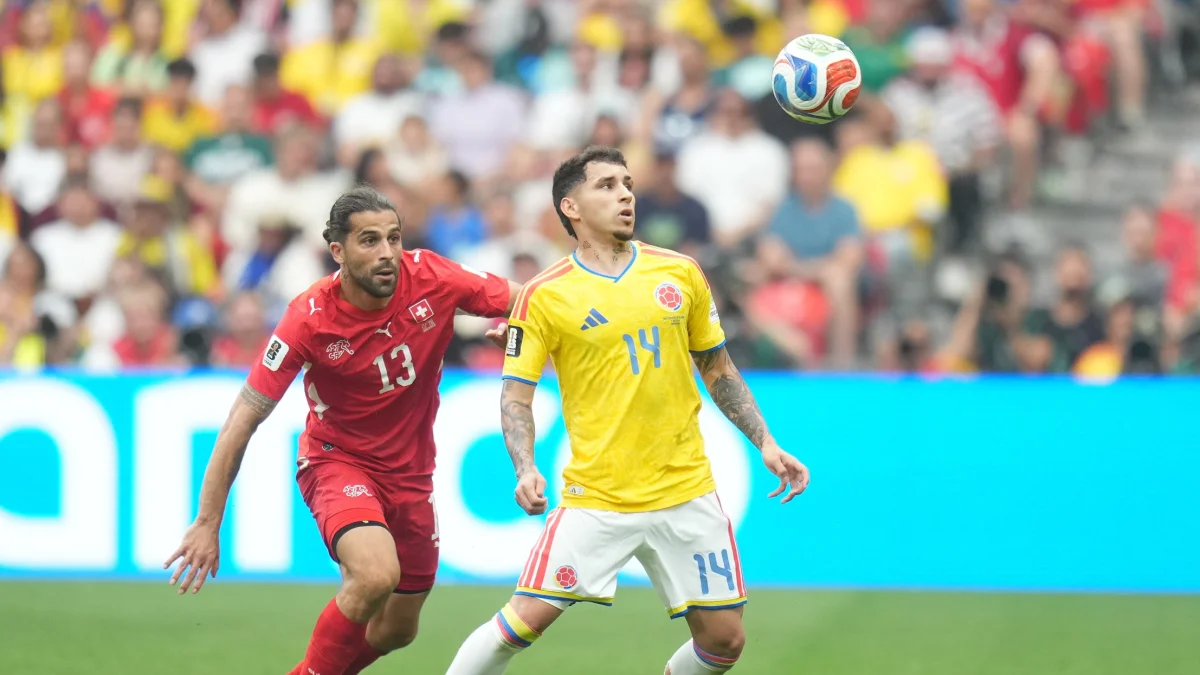 Los seleccionados de Colombia y Suiza se midieron en los octavos de final del Mundial 2026.