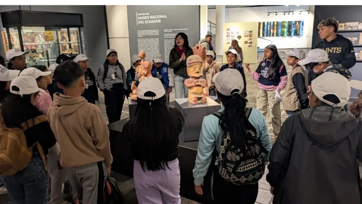 Una sala informativa del próximo Museo Nacional funciona en la Eloy Alfaro y República, norte de Quito.
