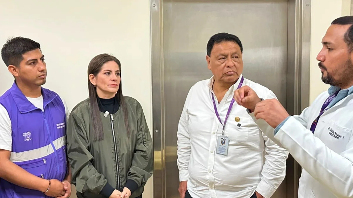 Autoridades del Ministerio de Salud verifican la atención médica en Zamora Chinchipe tras el aluvión en Guadalupe.