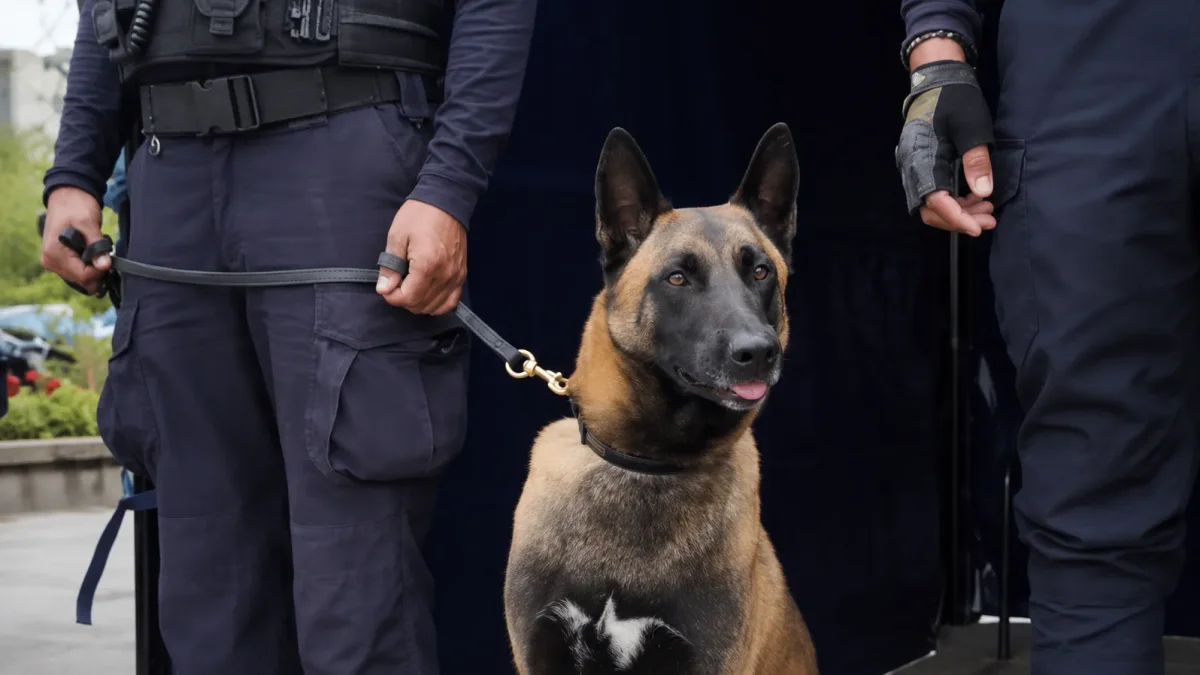 El can Luna halló sustancias sujetas a fiscalización listas para consumo durante un operativo preventivo en el parque La Carolina