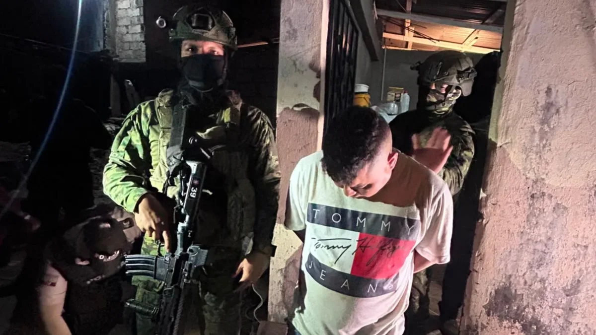 Alias Fred fue capturado en Guayaquil con armas; lo vinculan a Los Chone Killers.