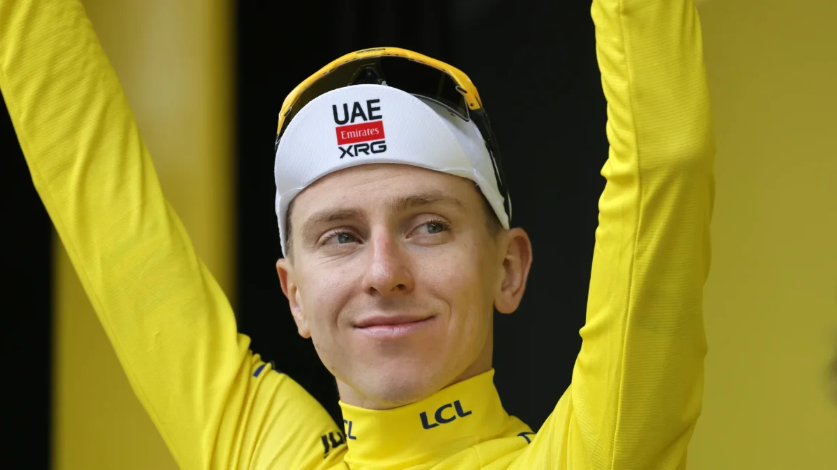 El ciclista esloveno Tadej Pogacar, del UAE Team Emirates XRG, durante la sexta etapa del Tour de Francia.