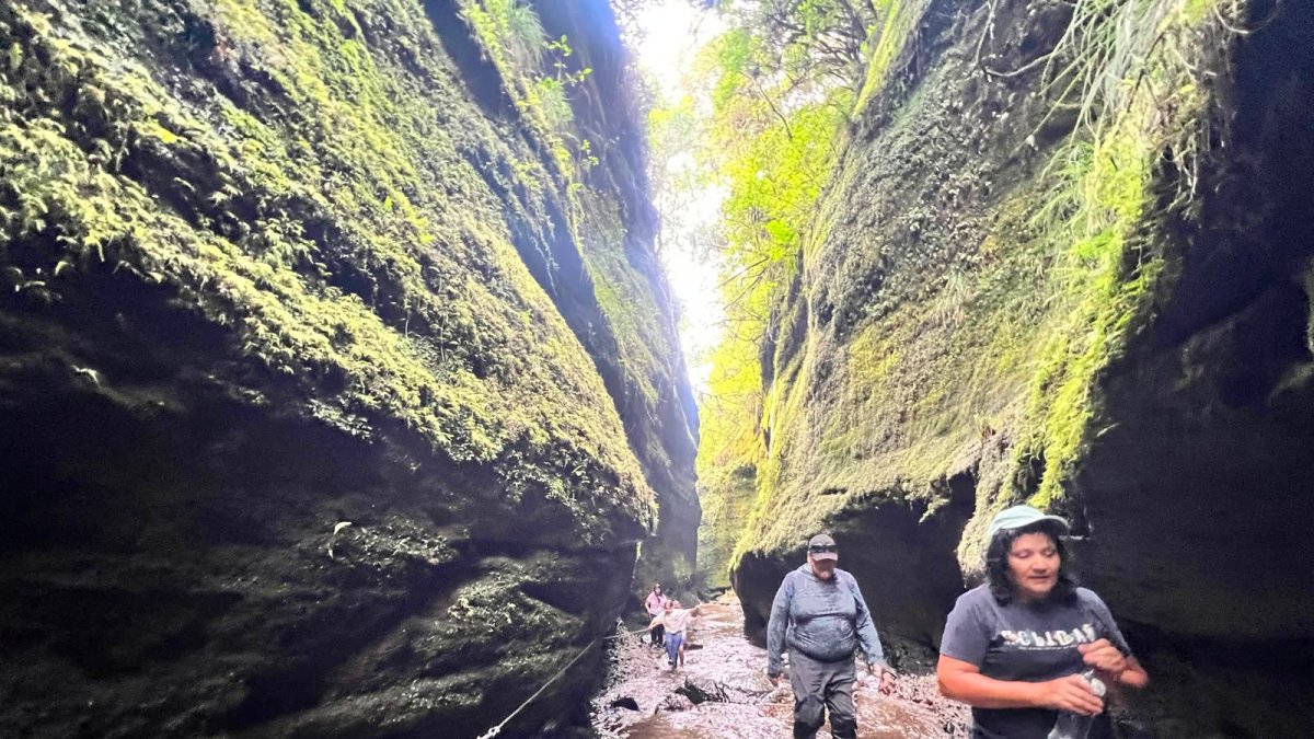 La cascada escondida apenas abrió puertas al turismo en 2023 y se ha vuelto unos de los lugares más concurridos.