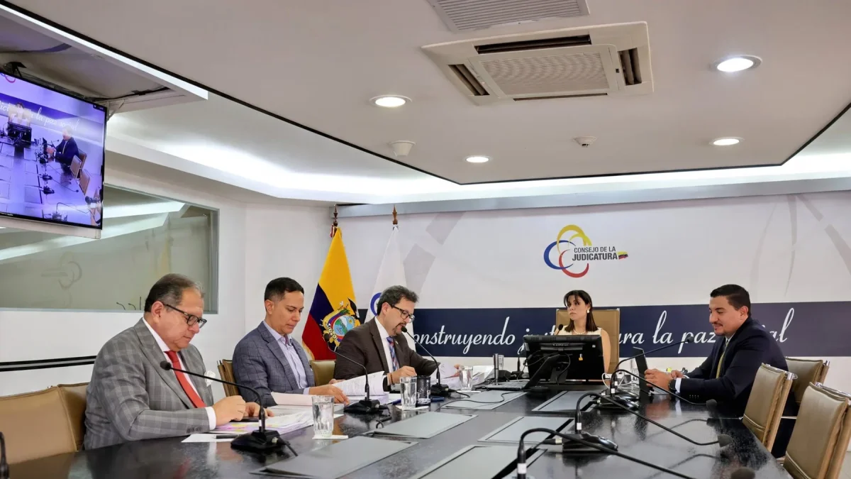 El Pleno del Consejo de la Judicatura está presidido por Mercedes Caicedo.