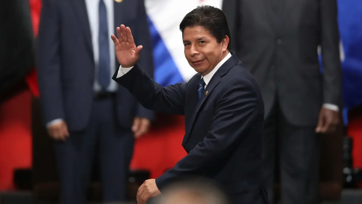El expresidente peruano, Pedro Castillo (2021-2022), fue detenido el 7 de diciembre de 2022 luego de su fallido intento de golpe de Estado.