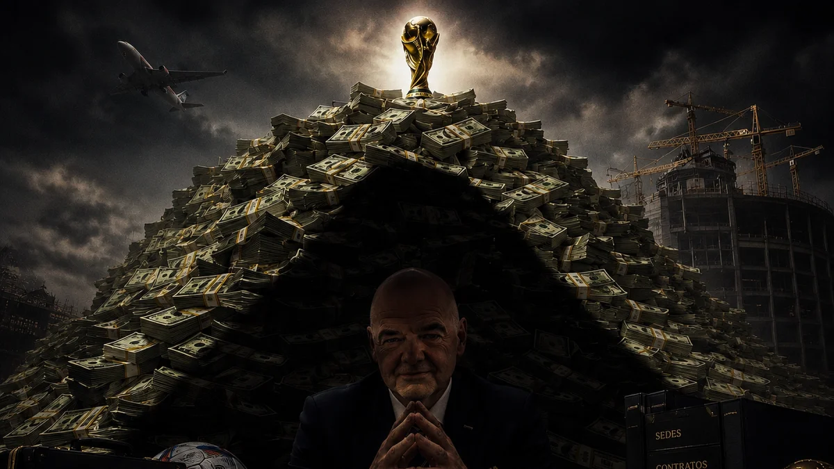 Gianni Infantino, presidente de la FIFA, acumula críticas por el abordaje de algunos temas relacionados al Campeonato Mundial de Fútbol.