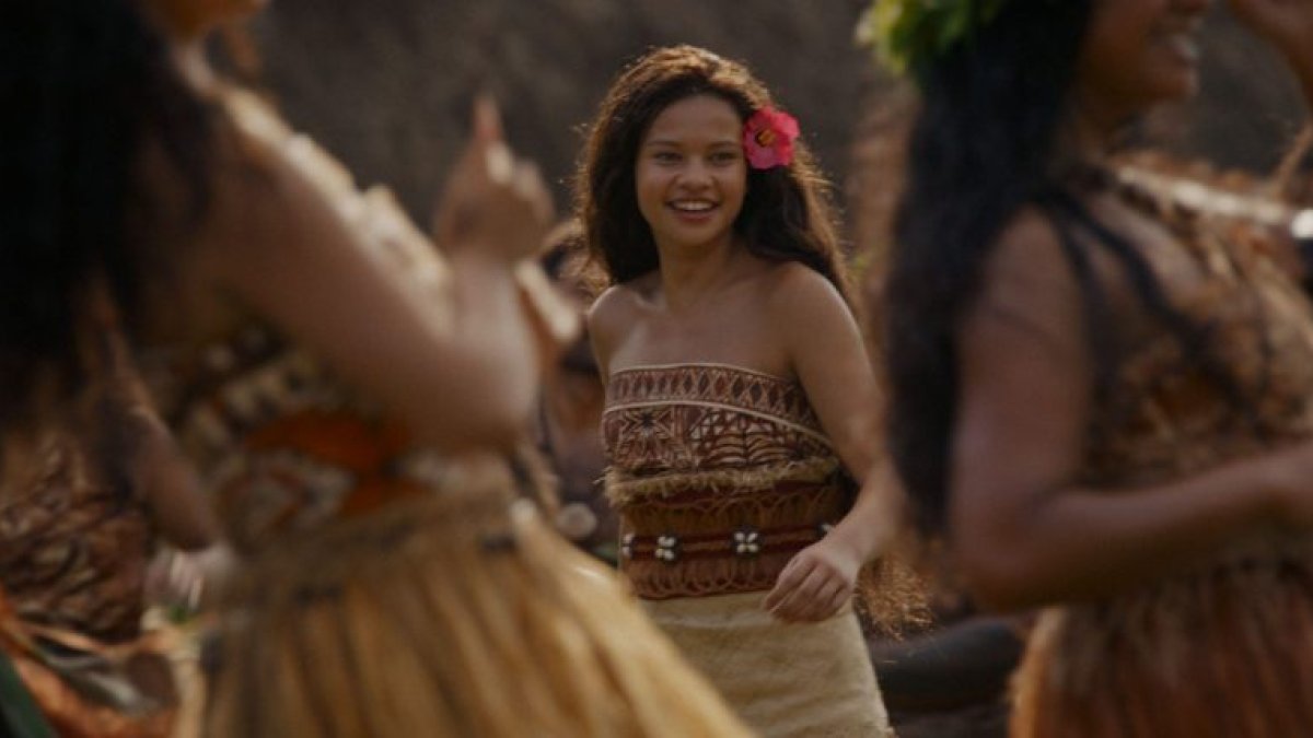 Catherine Lagaʻaia en su papel de Moana.