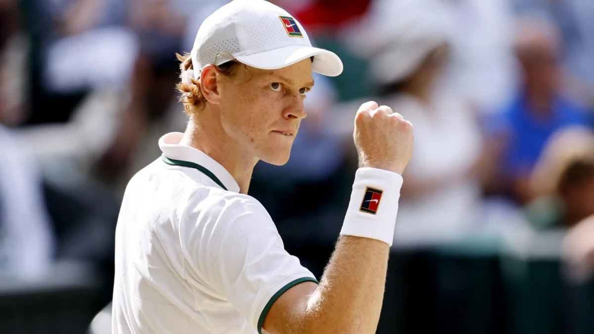 El italiano Jannik Sinner en Wimbledon 2026.