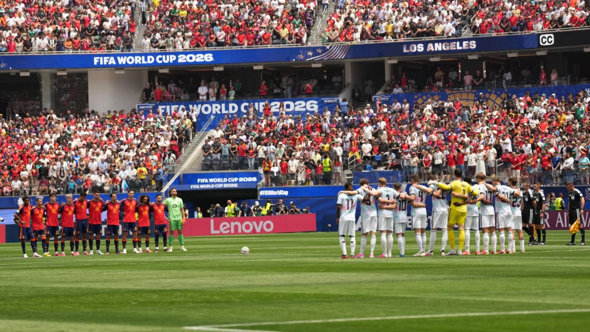 El Mundial 2026 ya tuvo un minuto de silencio en el España - Bélgica. Habrá otro en el partido de Francia en semifinales.