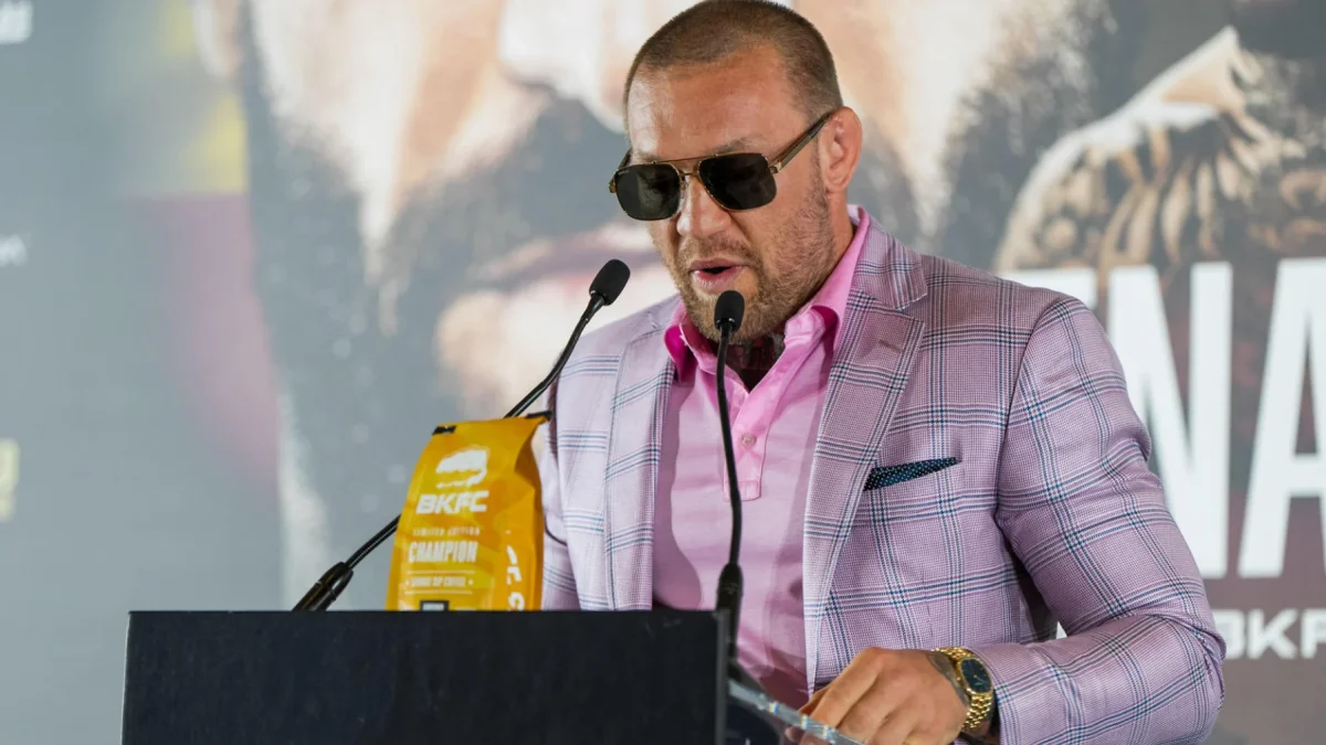 Fotografía de archivo del luchador irlandés Conor Mcgregor.