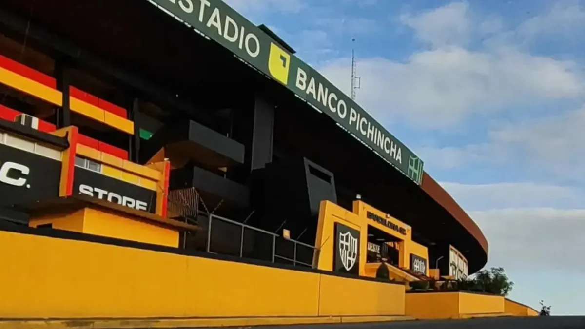 estadio Monumental Banco Pichincha, uno de los principales escenarios deportivos de Guayaquil, Ecuador.